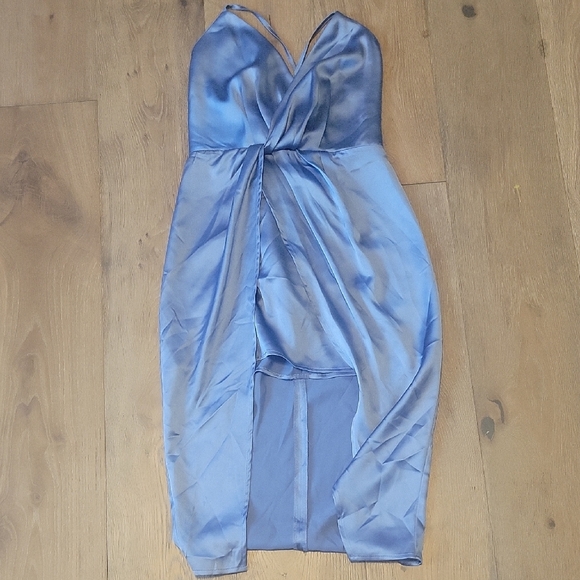 NWT Cider Blue High Low Dress  Size Medium - Picture 1 of 4